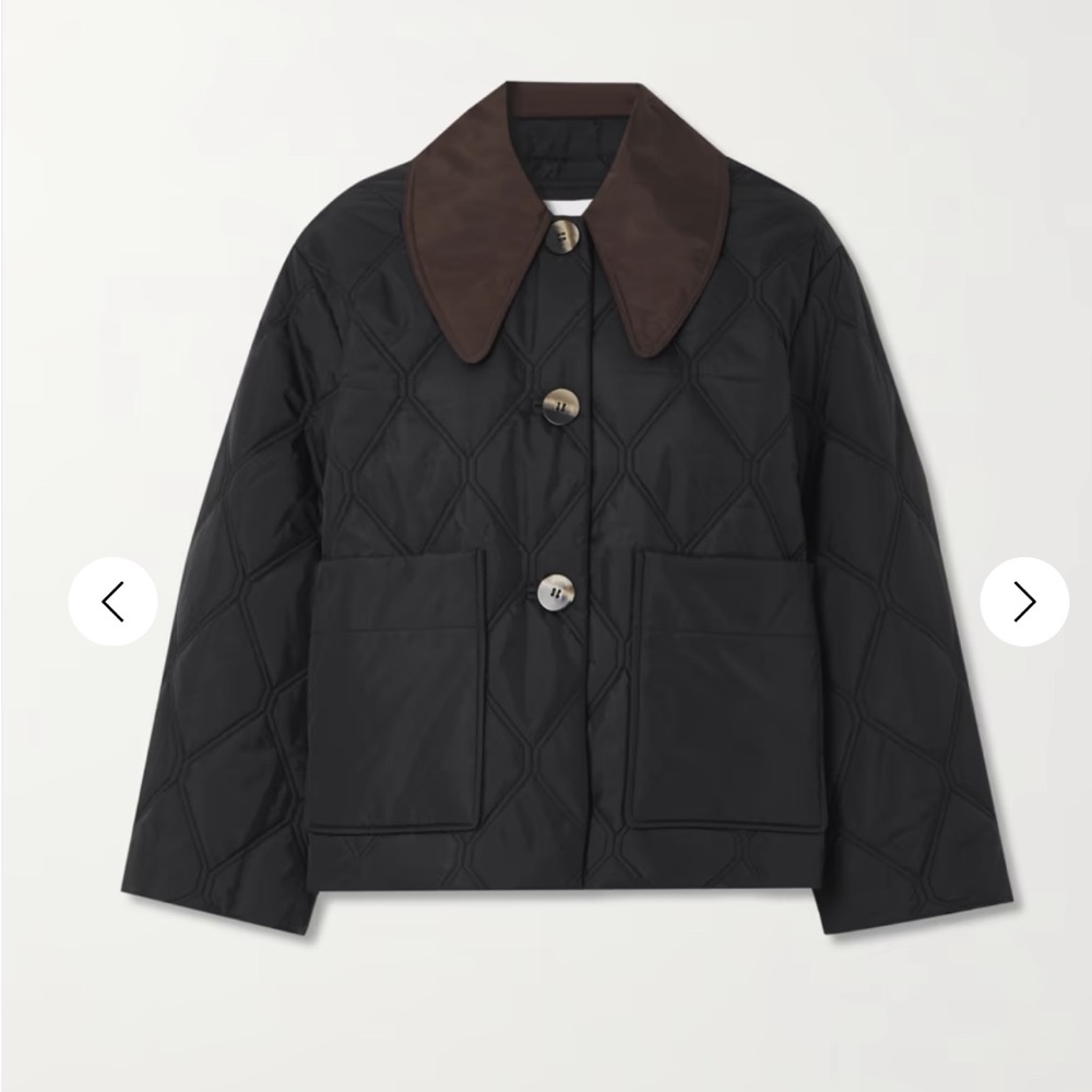 GANNI
Two-tone quilted ripstop jacket